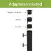 Outdoor 26lb Steel Round Umbrella Base, Black Finish