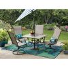 Outdoor 26lb Steel Round Umbrella Base, Black Finish