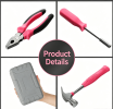 20PCS Household Tool Kit, All-in-One DIY Repair Hand Tool Set with Storage Case for Home Maintenance, Furniture Assembly