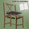 A set of 2 dining chairs, kitchen chairs, living room dining chairs, gray